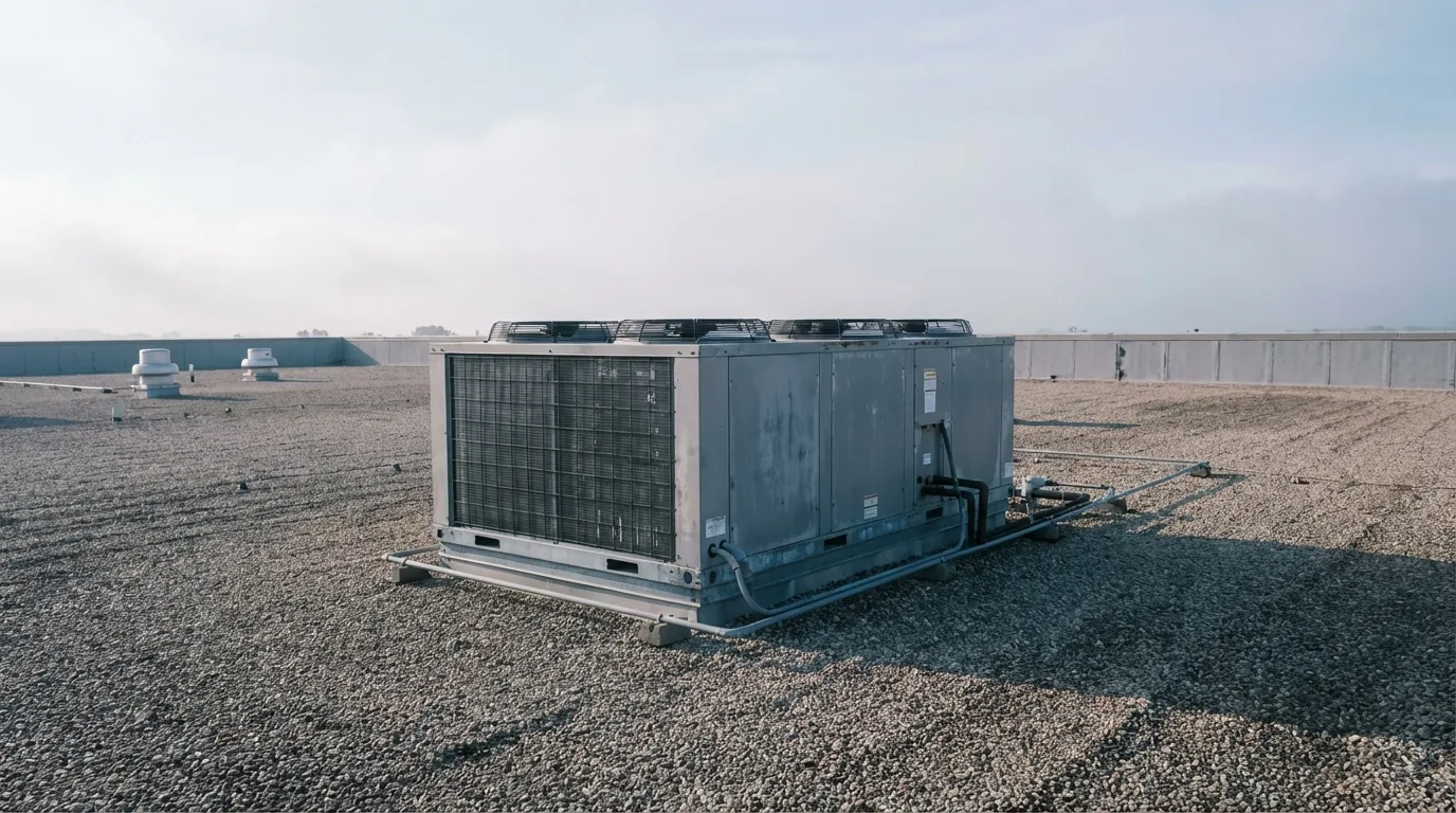 Commercial rooftop HVAC unit